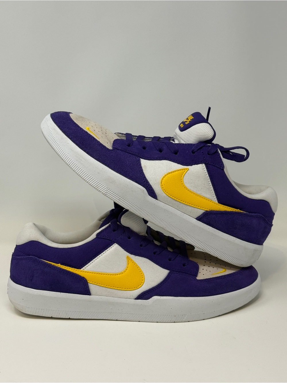 Size 12 - Nike SB Force 58 Court Purple Amarillo Purple Lakers (No Box)